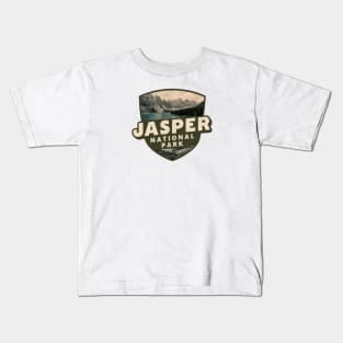 Retro Jasper National Park Kids T-Shirt